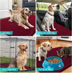 OLANLY Dog Door Mat for Muddy Paws 70x46, Absorbs Moisture and Dirt, Absorbent - Image 7