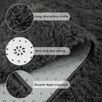 Chicrug Soft Area Rugs for Bedroom Living Room Plush Fluffy Rug 5x8 Feet - Image 6