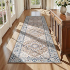 Lofus 2x8 Hallway Washable Runner Rug, Vintage Kitchen Runners Non Slip - Image 3