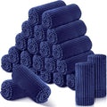 Buryeah 24 Pcs Flannel Throw Blanket Bulk 50 x 60 in Sleepover Blanket Outdoor by Buryeah