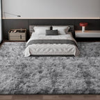 Large Shag Area Rugs 10 x 14, Tie-Dyed Plush Fuzzy Rugs - Image 3