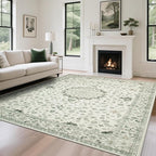 Washable Rugs 8x10 Area Rugs for Living Room, Rugs for Bedroom, Large Carpets by Srugn