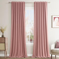 Guken 100% Blackout Curtains 102 Inch Length 2 Panels Set by Guken