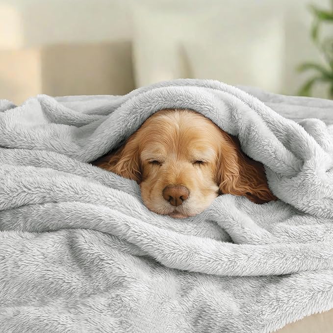 Exclusivo Mezcla Plush Fuzzy Fleece Bed Blanket King Size, Super Soft, Fluffy - Image 3
