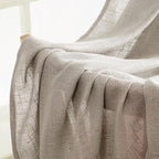 MIULEE Burlywood Birch Linen Curtains 96 Inches Long 2 Panels - Image 6