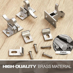 8 Pcs Silver Heavy Duty Cabinet Door Latch