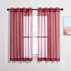 NICETOWN Christmas Sheer Window Curtains by NICETOWN