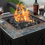 Onlyfire 10Lbs Black Lava Rock for Fire Pit/Fireplace/Gas Grill/Landscaping