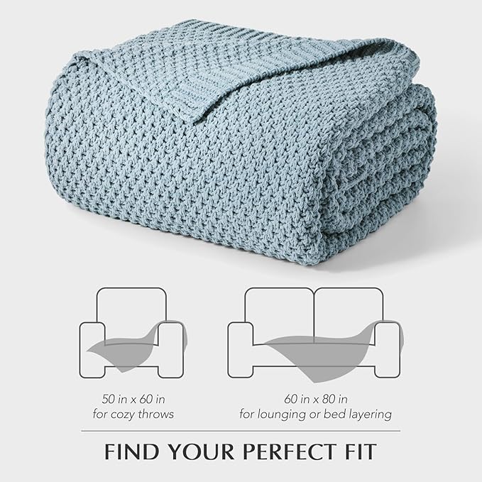 EVERGRACEHOME Chunky Chenille Knit Throw Blanket - Image 8