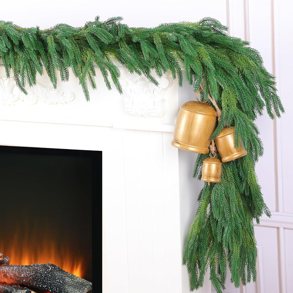 Rowfad Decorative Cow Bells, Christmas Bells, Set of 3