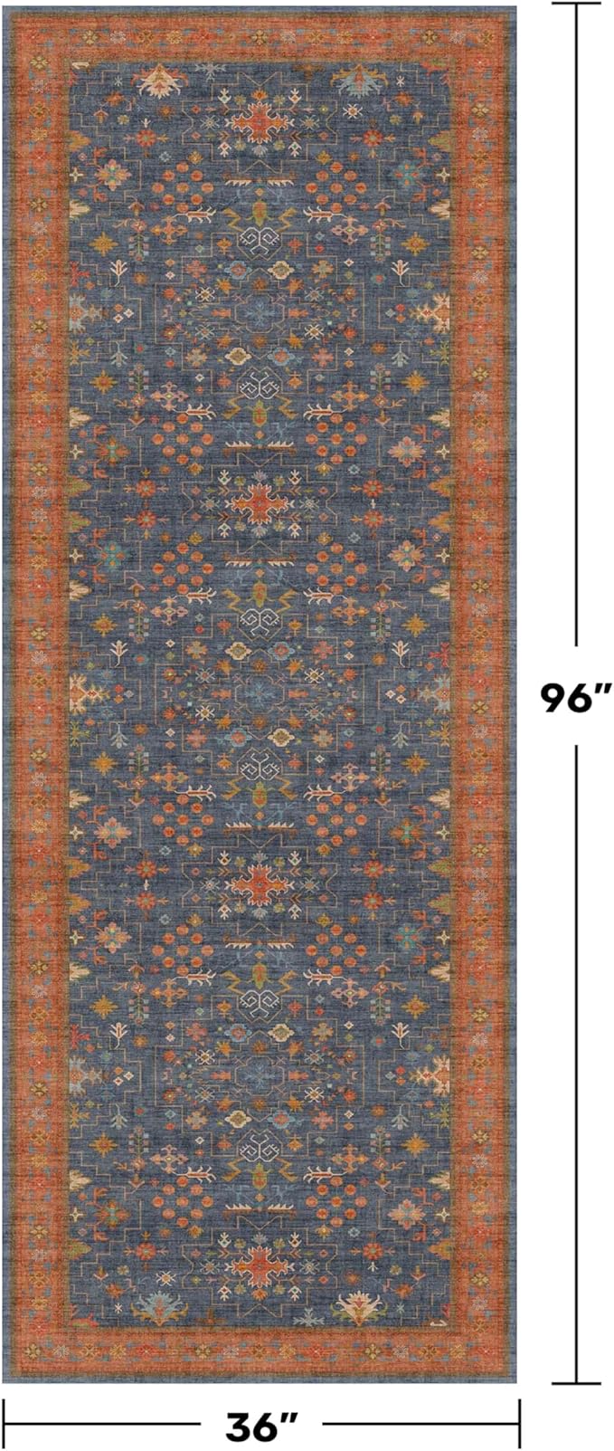 Hazo Haus Washable 3x8 Long Runner - Image 2