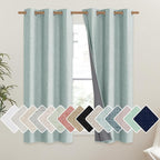 NICETOWN 100% Absolutely Blackout Linen Curtains by NICETOWN
