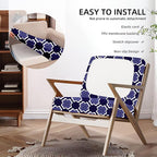 8Pcs Outdoor Cushion Covers, Patio Cushion Covers, Stretch Elastic Slipcovers - Image 5