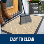 OLANLY Front Door Mat Indoor Outdoor Entrance, Waterproof All-Season, - Image 6