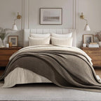 EVERGRACEHOME Chunky Chenille Knit Throw Blanket by EVERGRACEHOME