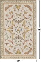 Hazo Haus Washable Neutral Area Rug Living Room, 5x8 Washable Rugs - Image 2