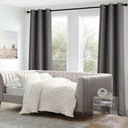 NICETOWN Grey Blackout Curtains 63 inch Length - Image 8
