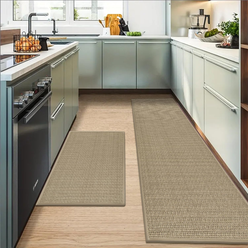 Artoid Mode Non-Slip Kitchen Rugs and Mats Set of 2-24x35 + 24x60