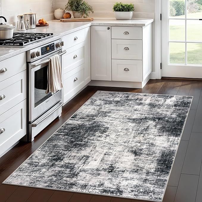 IOHOUZE Abstract Area Rug 4x6 Ft Washable Rugs - Image 2