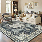 Lofus 5x7 Washable Area Rug, Vintage Floral Rugs - Image 2