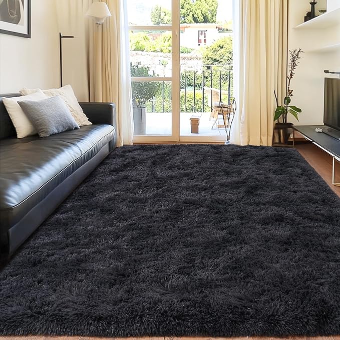 Rugs for Living Room 8x10, Soft Shaggy Modern Shag Area Rug for Bedroom - Image 3
