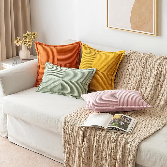 MIULEE Spring Decorative Lumbar Throw Pillow Covers - Image 5
