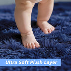 Shag Area Rug for Bedroom 5x8, Soft Fuzzy Rug Non-Shedding Indoor Plush Carpet - Image 2