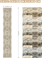 Hallway Runner Rug 2x12, Extra Long Washable Runner Rugs - Image 2