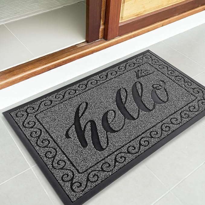 Yimobra Welcome Mats for Front Door 29.5x17, Heavy Duty Waterproof Outdoor Door - Image 6