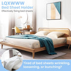 Sheet Holders 4-Pack One-Time Install No Straps Needed