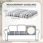 8Pcs Stretch Patio Cushion Covers, Outdoor Couch Covers Replacement, Outdoor - Image 2