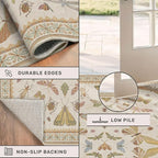 Hazo Haus Beige Dining Table Rug - Image 5