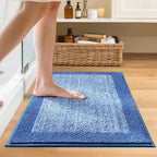 Bathroom Rugs 24x17 Non Slip Washable, Soft Absorbent Quick Dry Mats - Image 2