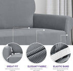 ZNSAYOTX Super Stretch Couch Cover Love Seat Sofa Covers - Image 3