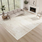 Washable Rugs 8x10 Area Rugs for Living Room- Modern Abstract Rugs for Bedroom by Lbris