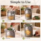 NAFANG Galvanized Electric Wax Melt Warmer,Wax Warmer for Scented Wax