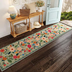 Rugcomf Runners for Hallways Kitchen Runner Rug Non Slip 2'x 10' Long Washable - Image 3