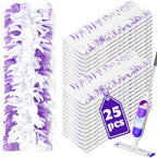 25 Pack Disposable Mop Replacement for Swiffer Power Mop Refills
