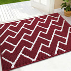 OLANLY Front Door Mat, Non-Slip Rubber Backing, Dirt Resistant and Absorbent by OLANLY