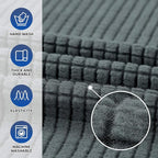 KEKUOU Stretch Oversized Sofa Slipcover 1 Piece Couch Sofa Cover Furniture - Image 3