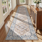 Lofus 2x10 Hallway Washable Runner Rug, Vintage Kitchen Runners Non Slip - Image 3