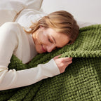 Whale Flotilla Queen Size Fuzzy Fleece Blanket, Fluffy Warm Soft Jacquard Bed - Image 2