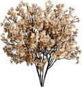 Mandy's 6 Bundles Artificial Light Brown Baby’s Breath Flowers