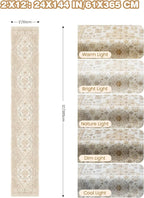 Hallway Runner Rug 2x12, Extra Long Washable Runner Rugs - Image 2