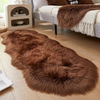 EasyJoy Ultra Soft Fluffy Shaggy Area Rug Faux Fur Rug Chair Cover Seat Pad - Image 3