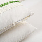 Fancy Homi Set of 1 Boho Lime Green Lumbar Decorative Throw Pillow Cover 12x20 - Image 3