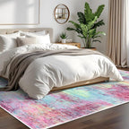 IOHOUZE Abstract Area Rugs 6x9 Ft Washable Rugs - Image 8