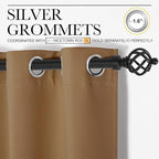 NICETOWN Sleek Blackout Curtains 102 inches Length - Image 3