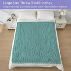 Bigacogo Chunky Knit Throw Blanket - Image 5