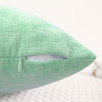 CaliTime Throw Pillow Covers Decorative 12 X 20 Inches Pack of 2 Cozy Chenille - Image 3